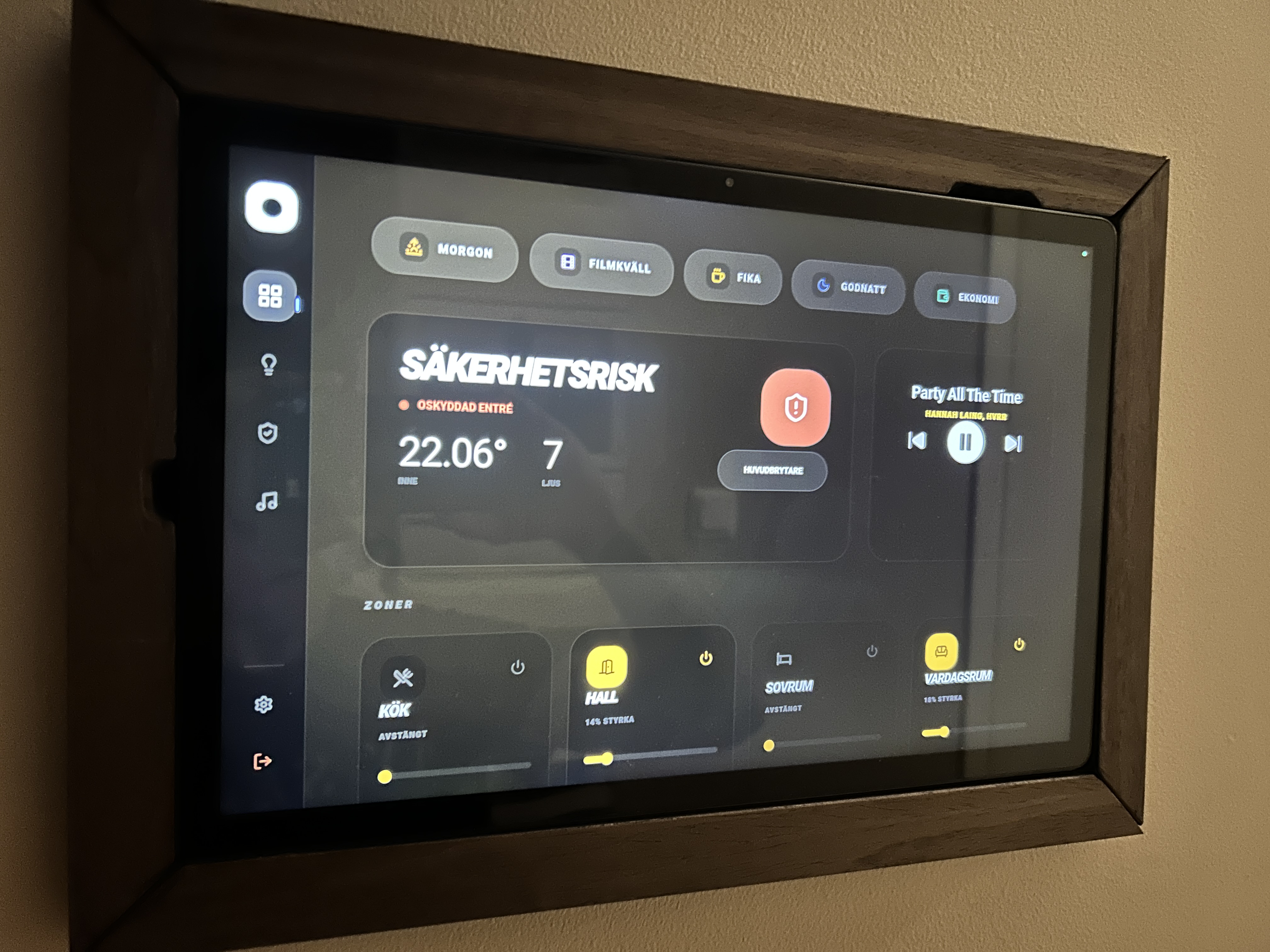 Homeassistant koppling